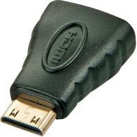 Lindy 41207 HDMI HDMI Zwart kabeladapter/verloopstukje - thumbnail