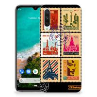 Xiaomi Mi A3 Siliconen Back Cover Postzegels