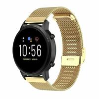 By Qubix - Compatible met Xiaomi Redmi Watch 5 Active/Redmi Watch 5 Lite - Milanese bandje met klemsluiting - Goud - Compatible Xiaomi bandje