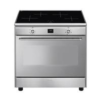 Smeg CG90IXT9 fornuis Vrijstaand fornuis Inductiekookplaat zones Roestvrijstaal A