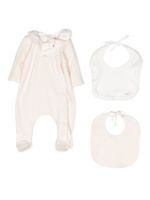 Chloé Kids pyjama à bords festonnés - Rose