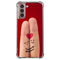 Samsung Galaxy S21 Plus Anti Shock Bumper Case Liefde - Origineel Romantisch Cadeau - thumbnail