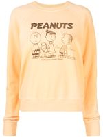 RE/DONE sweat Peanuts Happiness - Jaune