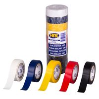 HPX PVC isolatietape | Gemengd | 19mm x 10m | set van 10 - IC1910 | 12 stuks IC1910