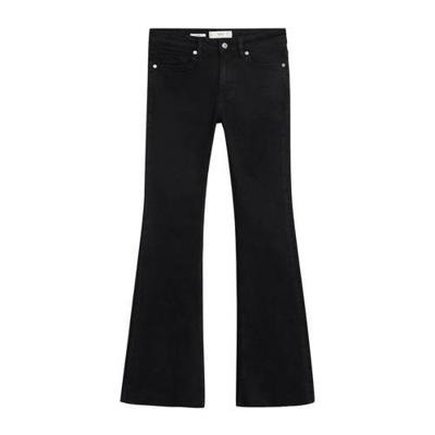 Mango high waist flared jeans zwart