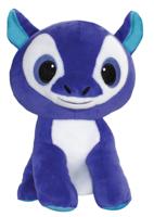 Lumo Stars knuffel Baby Velvet junior pluche 20 cm paars/wit