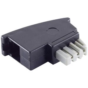 Shiverpeaks Fax Adapter [1x Telefoonstekker Duitsland (TAE-N) - 1x RJ11-bus 6p4c] Zwart