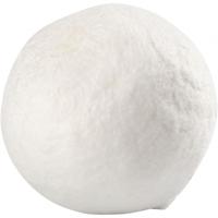 Creotime decoratie bal wit 12 mm 25 stuks