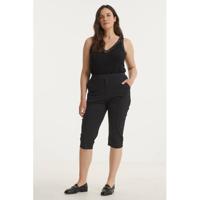 Exxcellent top Megan met kant zwart