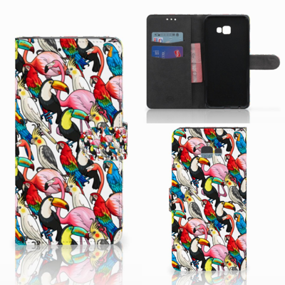 Samsung Galaxy J4 Plus (2018) Telefoonhoesje met Pasjes Birds