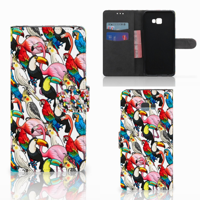 Samsung Galaxy J4 Plus (2018) Telefoonhoesje met Pasjes Birds