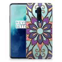 OnePlus 7T Pro TPU Case Purple Flower - thumbnail