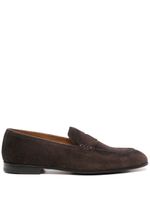 Doucal's suede penny loafers - Marron - thumbnail