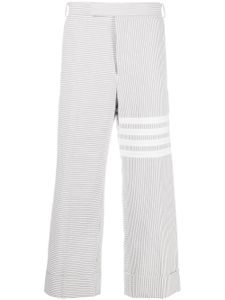 Thom Browne pantalon de costume à 4 bandes signature - Gris