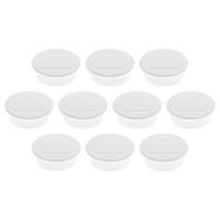 Magneethouder Color, diameter 40 x 13 mm, 10 stuks, wit
