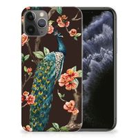 Apple iPhone 11 Pro TPU Hoesje Pauw met Bloemen