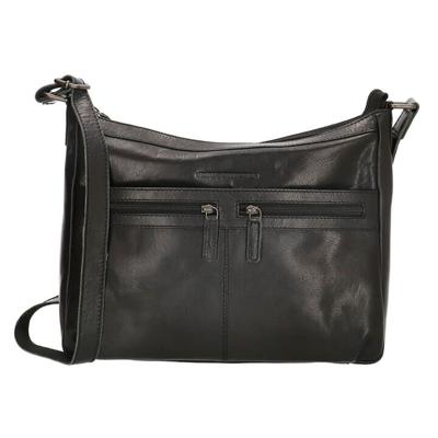 Hide & Stitches Crossbody Schoudertas Zwart