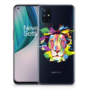 OnePlus Nord N10 5G Telefoonhoesje met Naam Lion Color