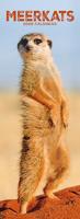 Meerkats Slim Calendar 2026 Cute Slimline Calendar - 12 Month
