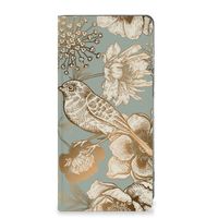 Smart Cover voor Motorola Moto G62 5G Vintage Bird Flowers - thumbnail