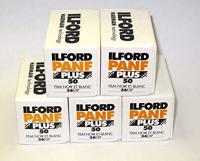 Ilford Pan F+ 35mm Zwart & Wit 36exp 5 Pack