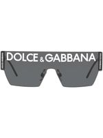 Dolce & Gabbana Eyewear lunettes de soleil à logo - Noir