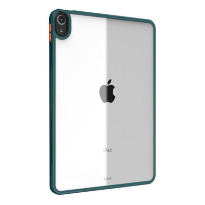 Shop4 - iPad Air (2020) Hoes - Harde Back Case Transparant Blauw Shop4 - iPad Air (2020) Hoes - Harde Back Case Transparant Blauw