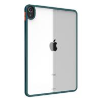 Shop4 - iPad Air (2020) Hoes - Harde Back Case Transparant Blauw