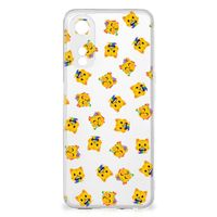 TPU bumper voor OPPO A78 5G | A58 5G Katten Emojis - thumbnail