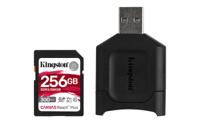 Kingston Technology Canvas React Plus flashgeheugen 256 GB SD Klasse 10 UHS-II
