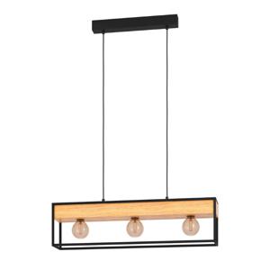 Eglo Hanglamp Libertad 1 met hout 900349