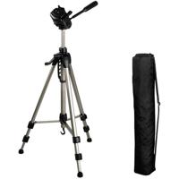 Hama Tripod 1/4 inch Werkhoogte: 64 - 160 cm Champagne Incl. tas, Waterpas - thumbnail