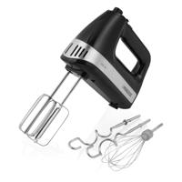 Princess 222206 Handmixer 500 W Zwart, Zilver