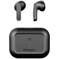 RYGHT MINO In Ear headset Bluetooth Stereo Zwart Ruisonderdrukking (microfoon) Indicator voor batterijstatus, Headset, Oplaadbox, Touchbesturing - thumbnail