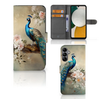 Telefoonhoesje met Pasjes voor Samsung Galaxy A34 Vintage Pauwen