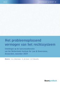 Het probleemoplossend vermogen van het rechtssysteem - - ebook