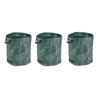 3x stuks groene pop-up tuinafvalzak 272 liter - thumbnail