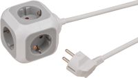 Brennenstuhl ALEA-Power socket kubus 4-voudig (met 1,4 m kabel en kinderbeveiliging) - 1150090 - thumbnail