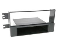 1-DIN Paneel met aflegbakje. Kia Cerato 2005-2008 Kleur: Zwart