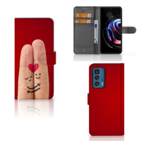 Motorola Edge 20 Pro Wallet Case met Pasjes Liefde - Origineel Romantisch Cadeau - thumbnail