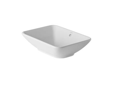 Duravit Bacino opzet wastafel 55x42 cm met overloop WonderGliss, wit