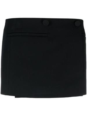 Valentino Garavani Mini wikkelrok - Zwart