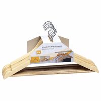 Kledinghanger hout - 8 stuks - 44 cm - luxe