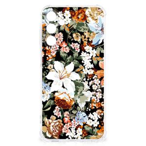 Case voor Samsung Galaxy A15 Dark Flowers