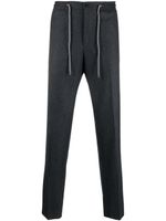 Corneliani pantalon de costume à lien de resserrage - Gris