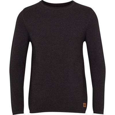 Kronstadt Heren Trui Katoen Pep Zwart Brede Ronde Hals Regular Fit Kronstadt Heren Trui Katoen Pep Zwart Brede Ronde Hals Regular Fit