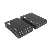 ACT HDMI over IP Extender Set, 150m Bereik, Local Loop-out, H.265 videocodering, IR-bediening, CAT5e ondersteuning - AC7852