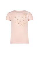 Le Chic Meisjes t-shirt luxe bloemen - Nommy - Baroque roze - thumbnail