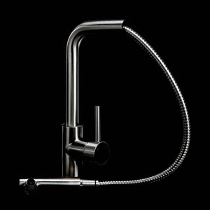 Keukenmengkraan TA-Design Carolus 12 met Uitneembare Handdouche RVS-304