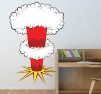 Sticker animatie nucleaire explosie